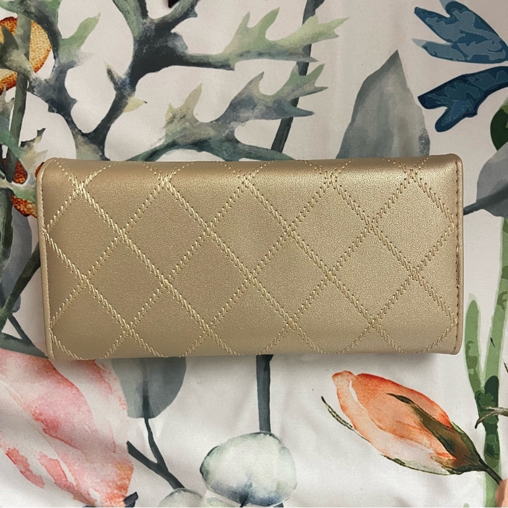 Gold Quilted Wallet - Picture 7 of 7
